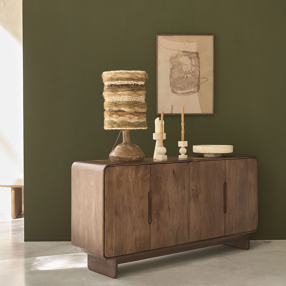 SOFIA - Buffet en manguier massif 160 cm