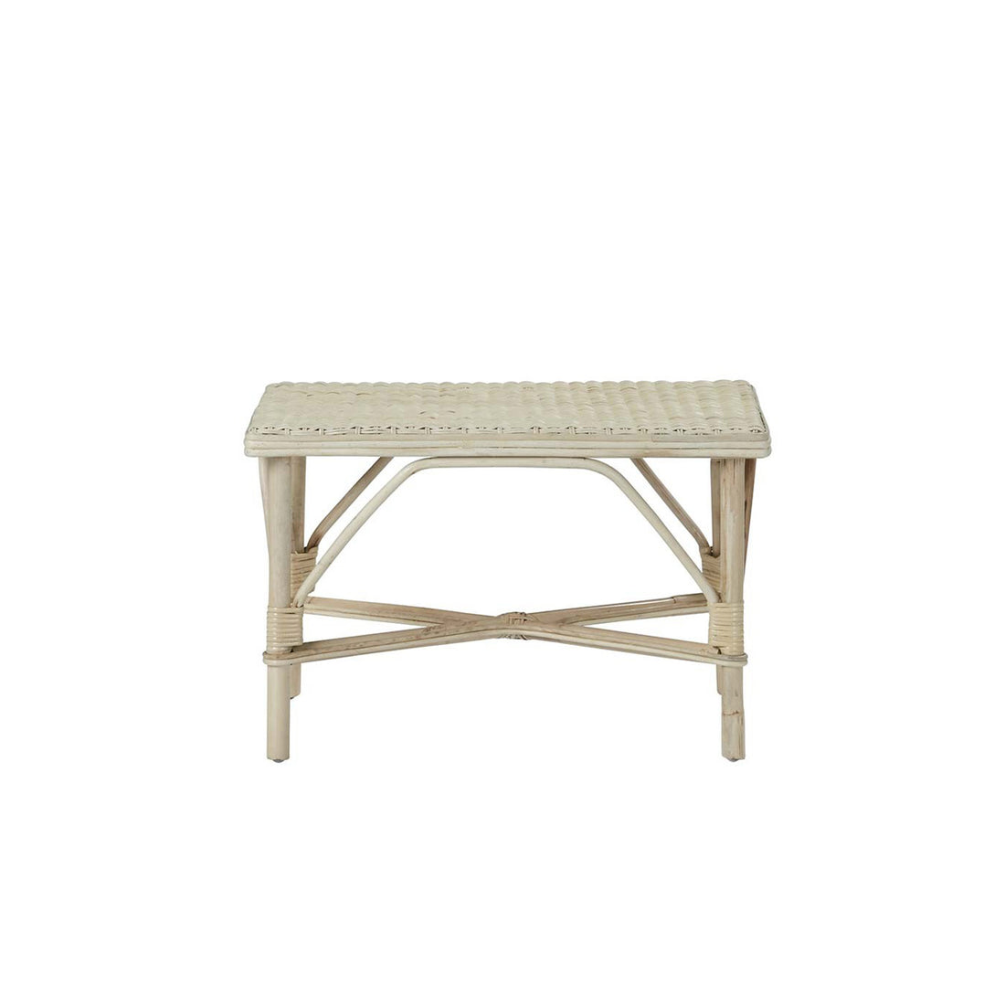 ALBANE - Table basse en rotin naturel