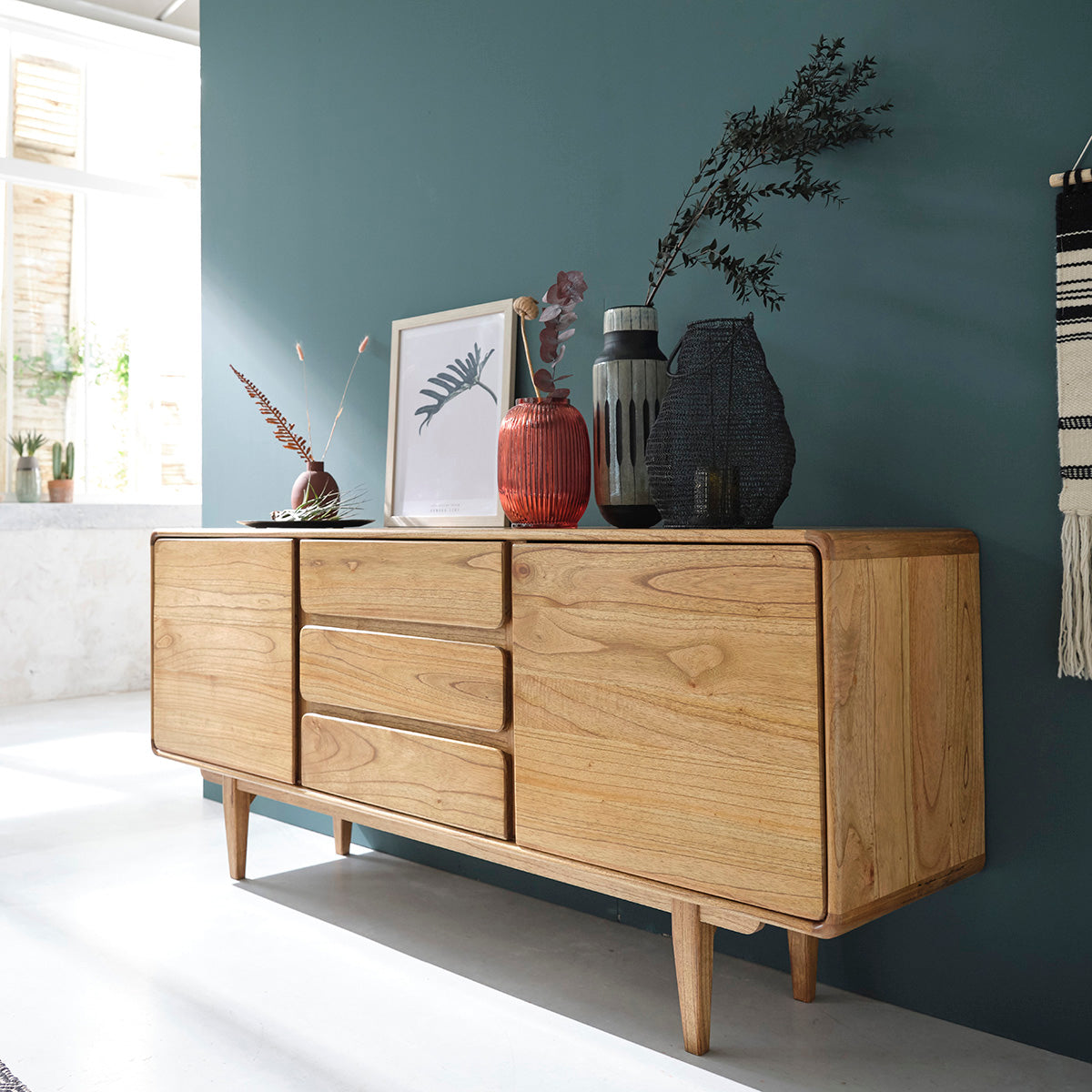 LISON - Commode en mindi massif 180 cm