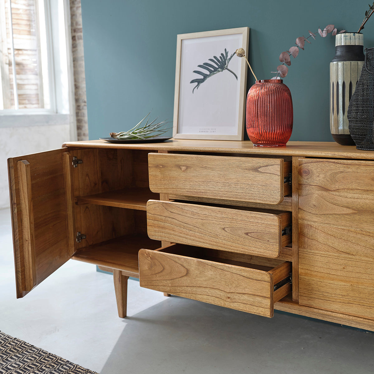 LISON - Commode en mindi massif 180 cm