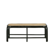 Banc en rotin et cannage 120 cm