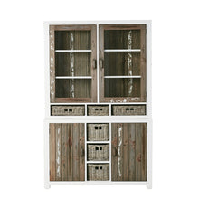 Vaisselier en bois recyclé massif 140 cm