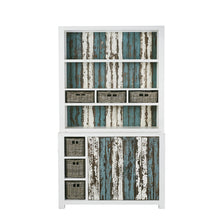 Bibliothèque en bois recyclé massif 125 cm