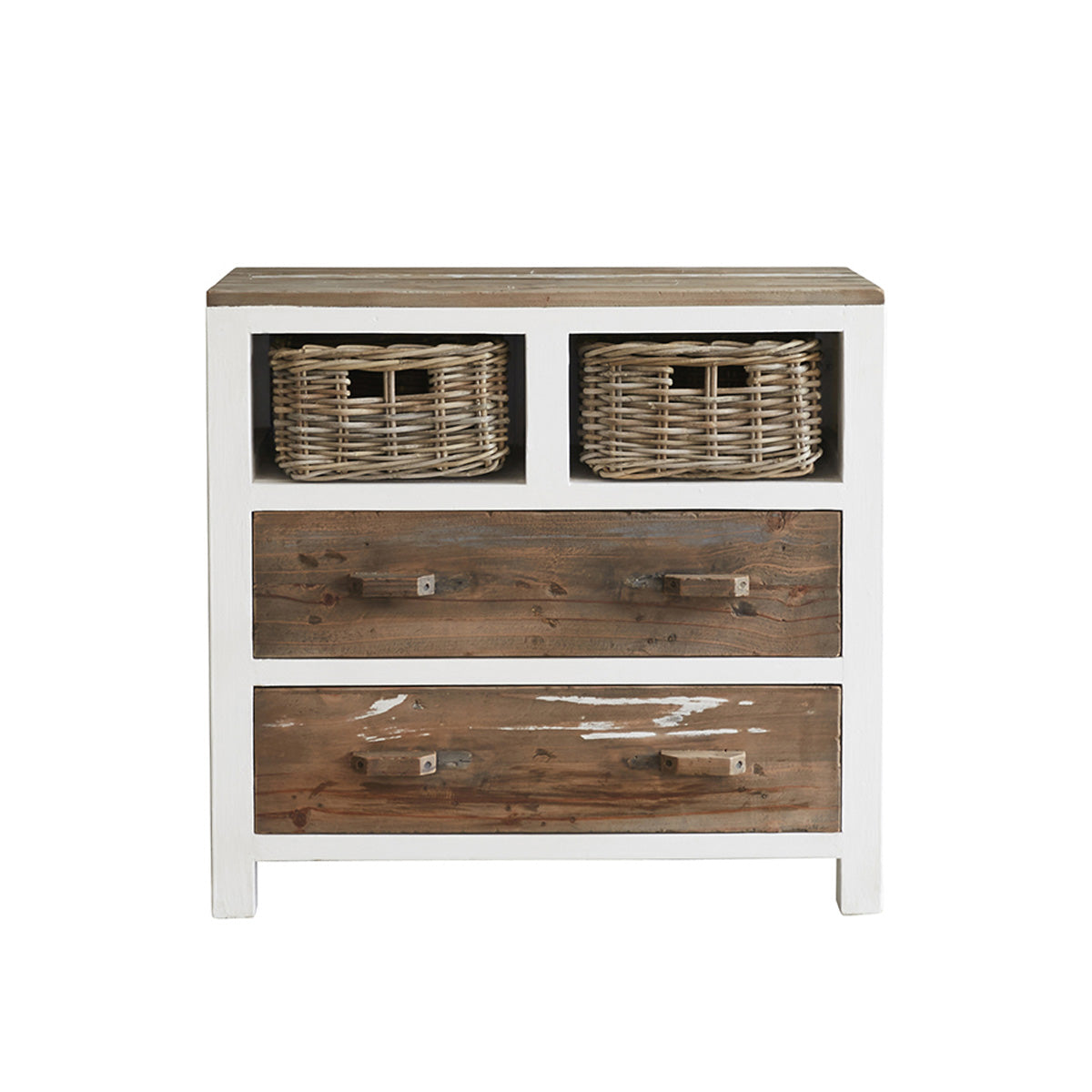 HONFLEUR - Commode en bois recyclé massif 80 cm