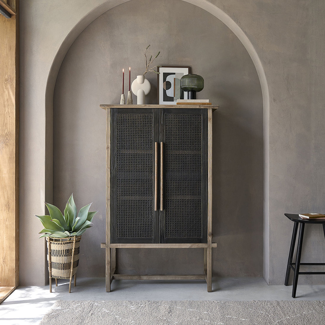 JUNKO - Armoire en bois recyclé massif