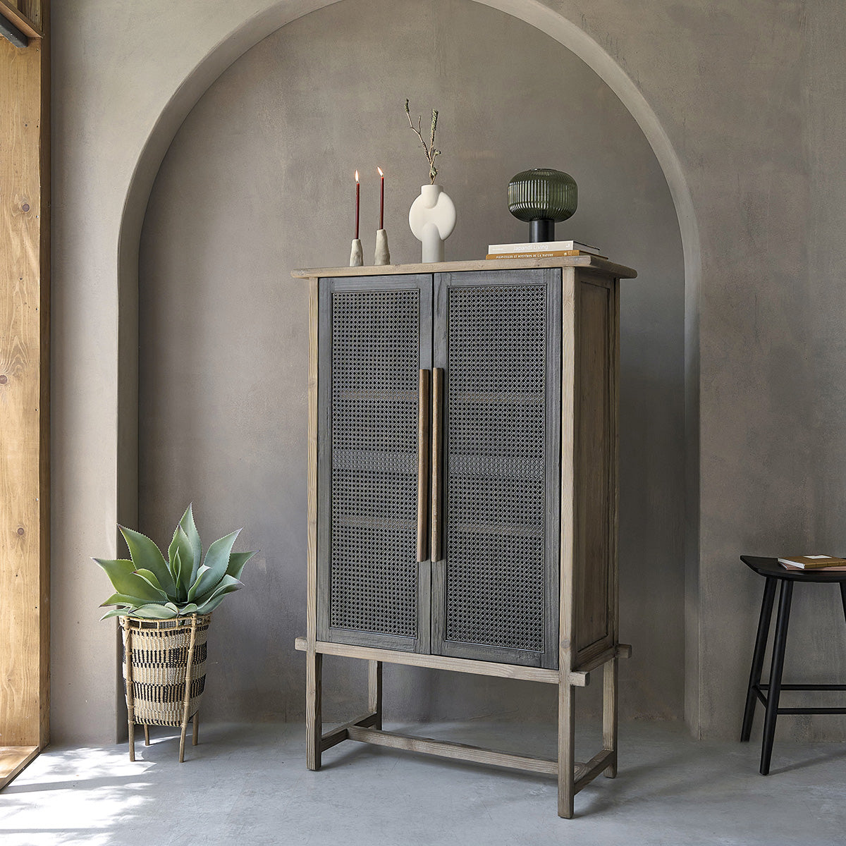 JUNKO - Armoire en bois recyclé massif