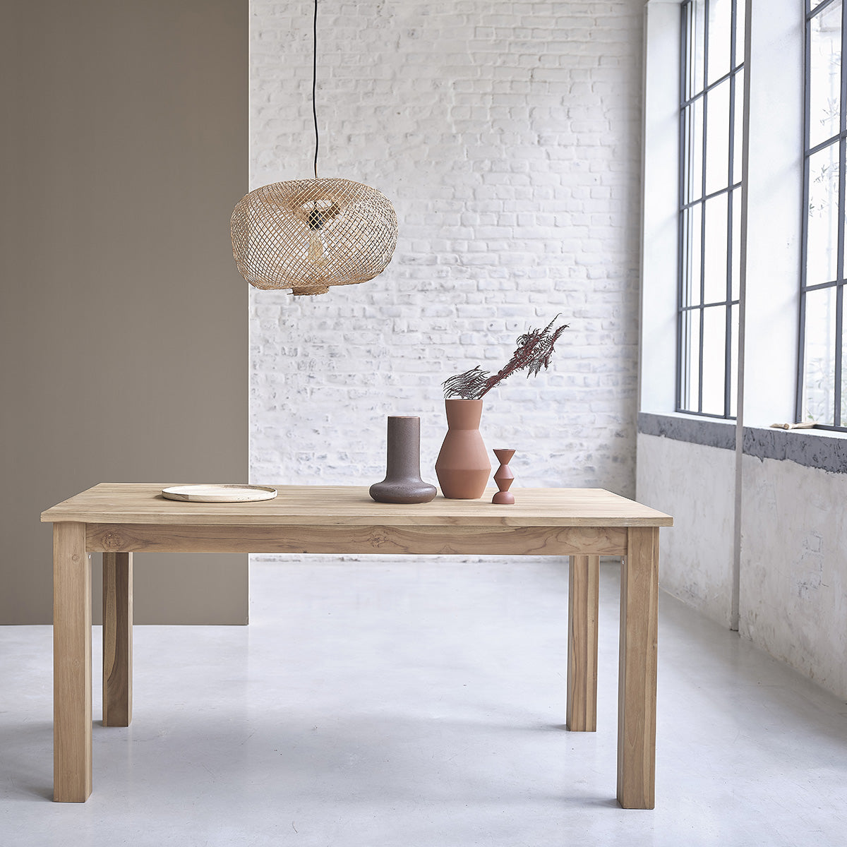BOSTON - Table en teck massif 8 pers.