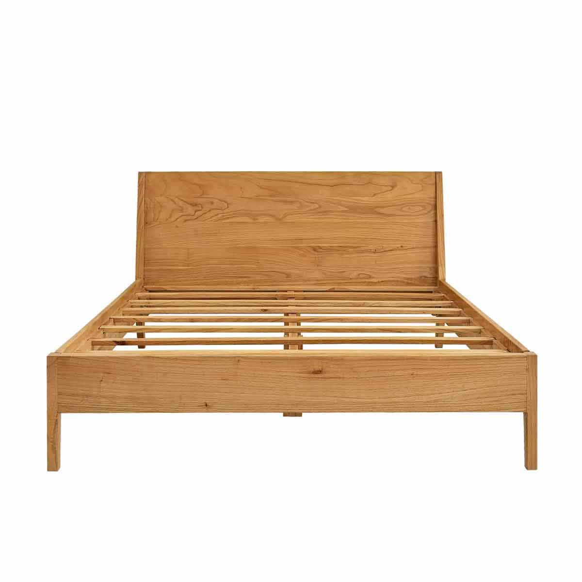 PIA - Lit en mindi massif 160 cm avec sommier
