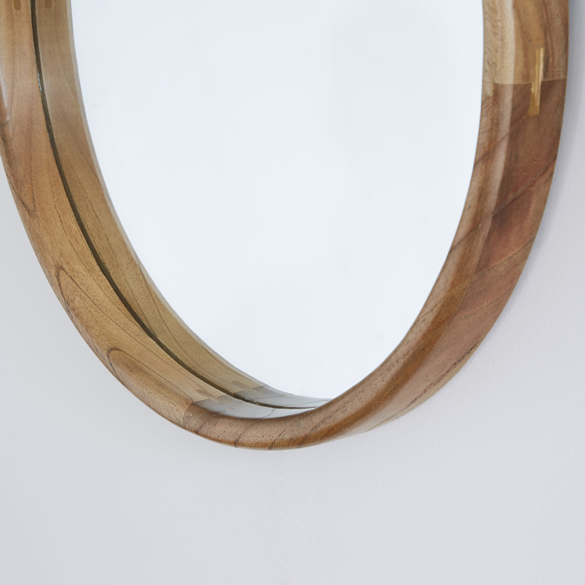 HANA - Miroir en mindi massif rond Ø50 cm