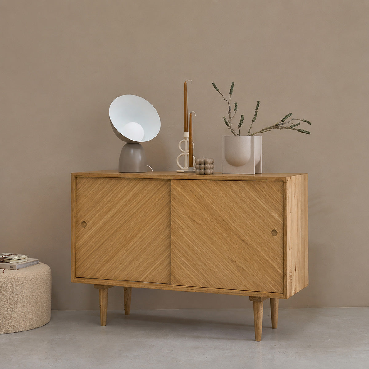PACÔME - Buffet en mindi massif 120 cm