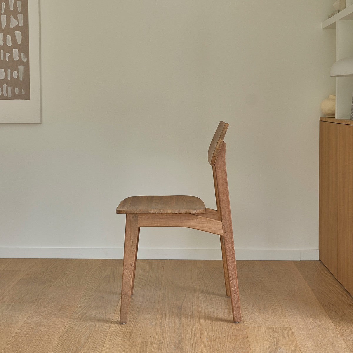 ADELE - Chaise en teck massif