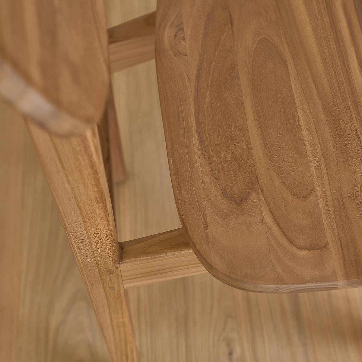 ADELE - Chaise en teck massif