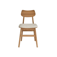 Chaise en teck massif assise bouclette