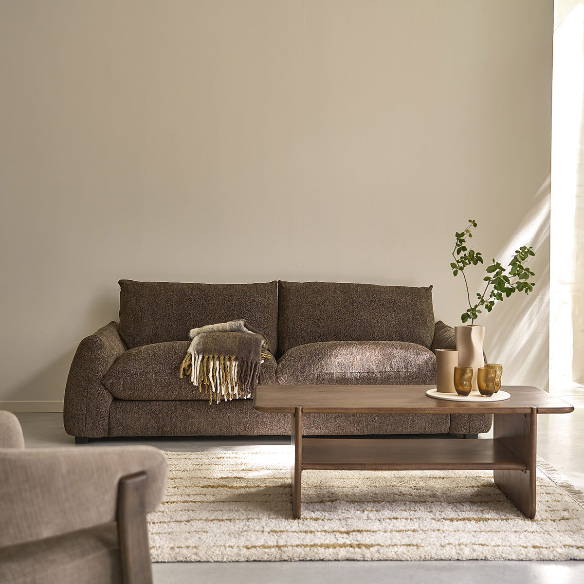 SOFIA - Table basse en manguier massif 120 cm