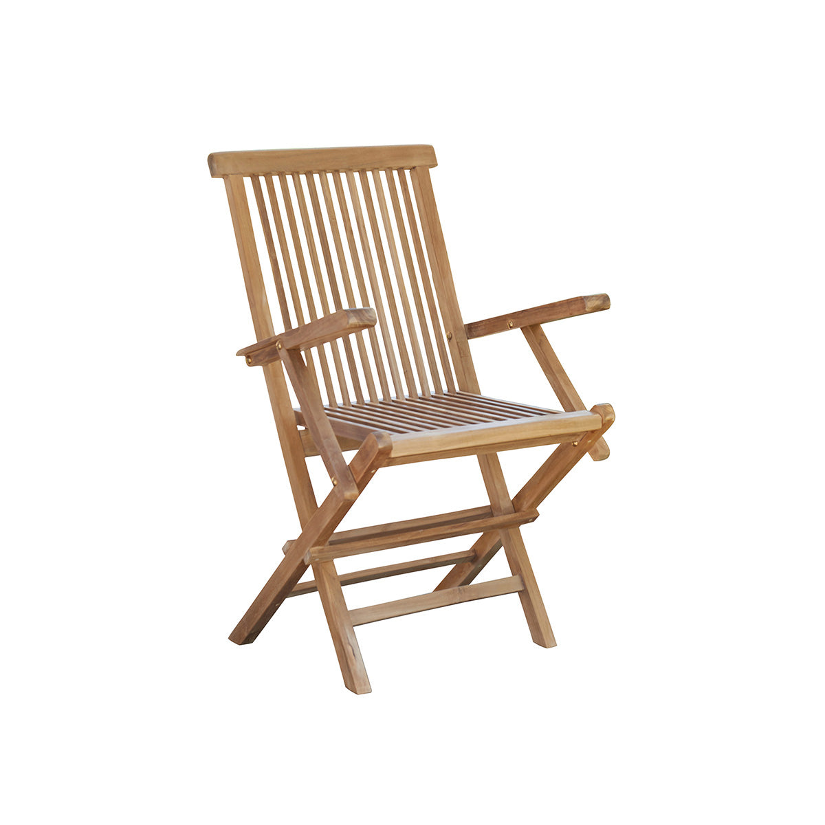 MIDLAND - Fauteuil de jardin en teck massif pliant