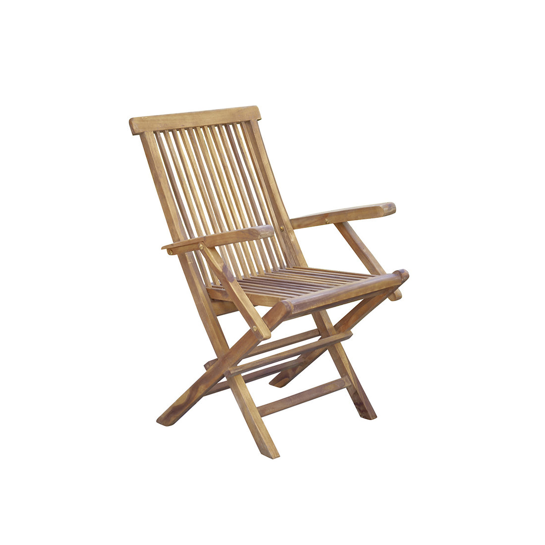 BALI - Fauteuil de jardin en teck huilé massif pliant