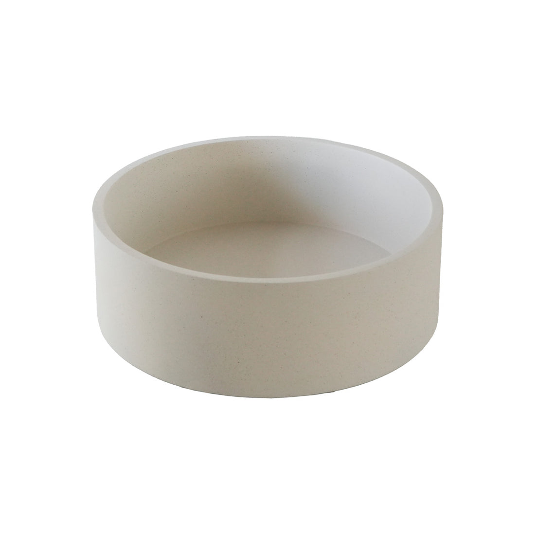 MELIA - Vasque en béton beige Ø37 cm