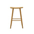 Tabouret de bar en teck massif 75 cm