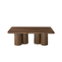 Table basse en manguier massif marron 120 cm