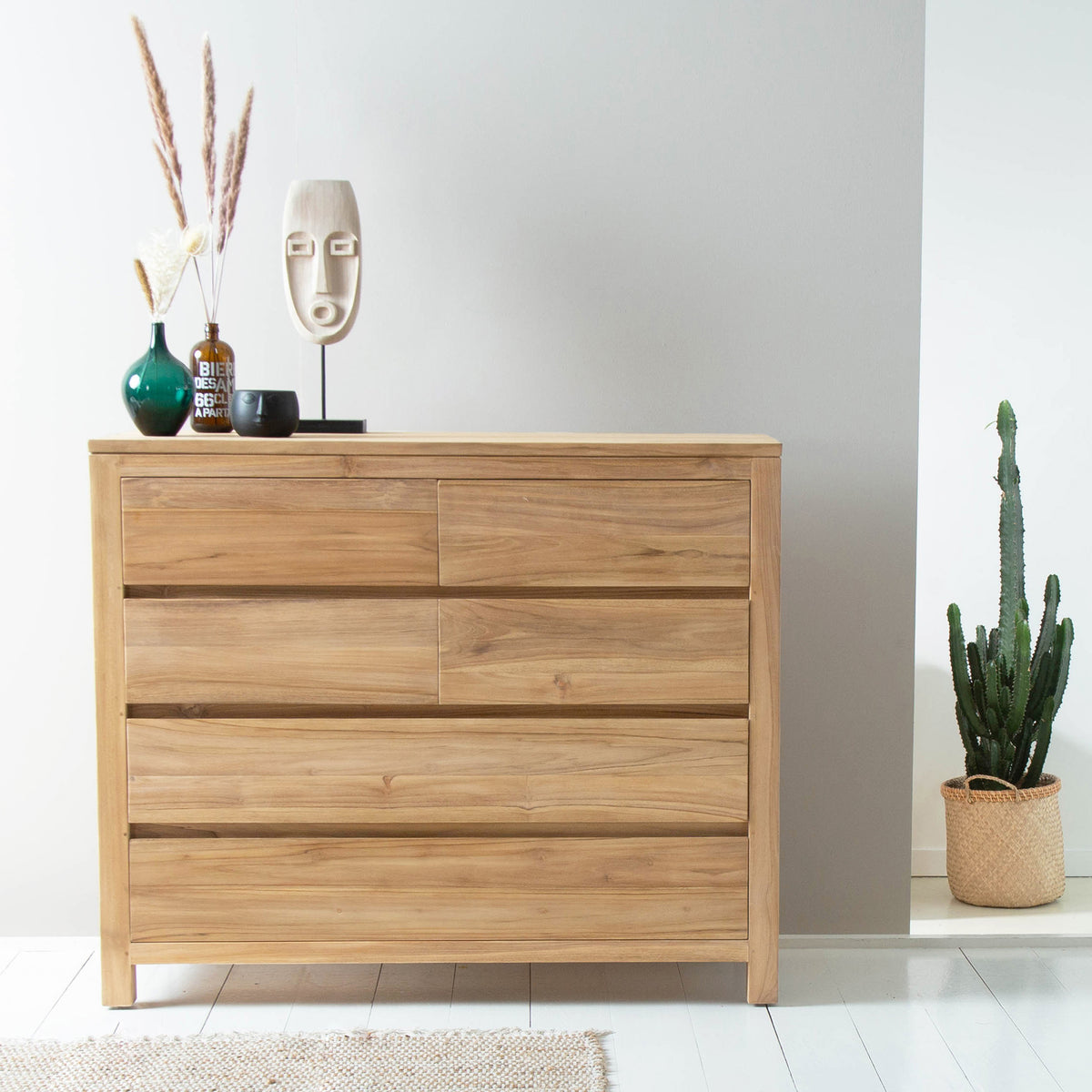ALDO - Commode en teck massif 120 cm
