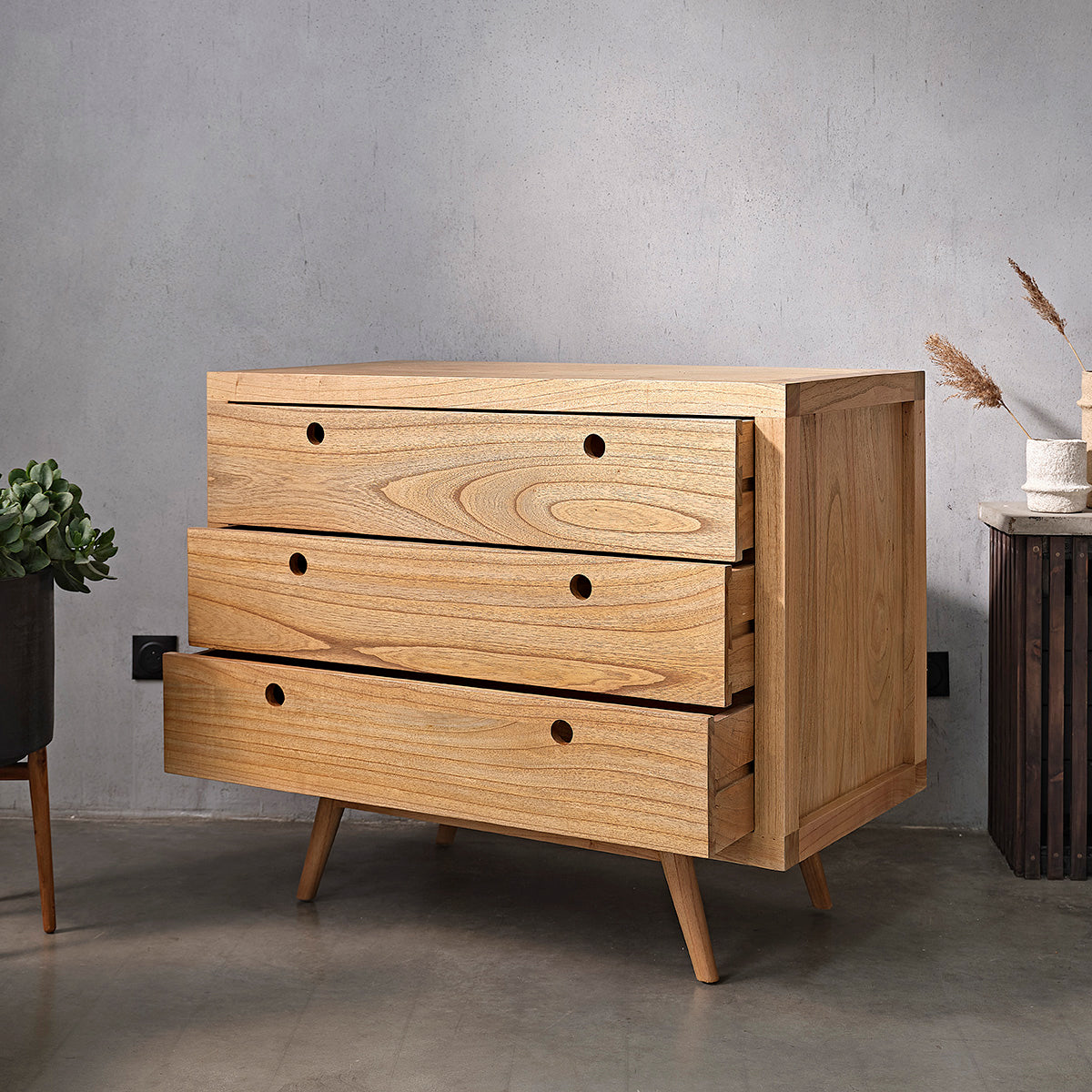 ESMEE - Commode en mindi massif 110 cm