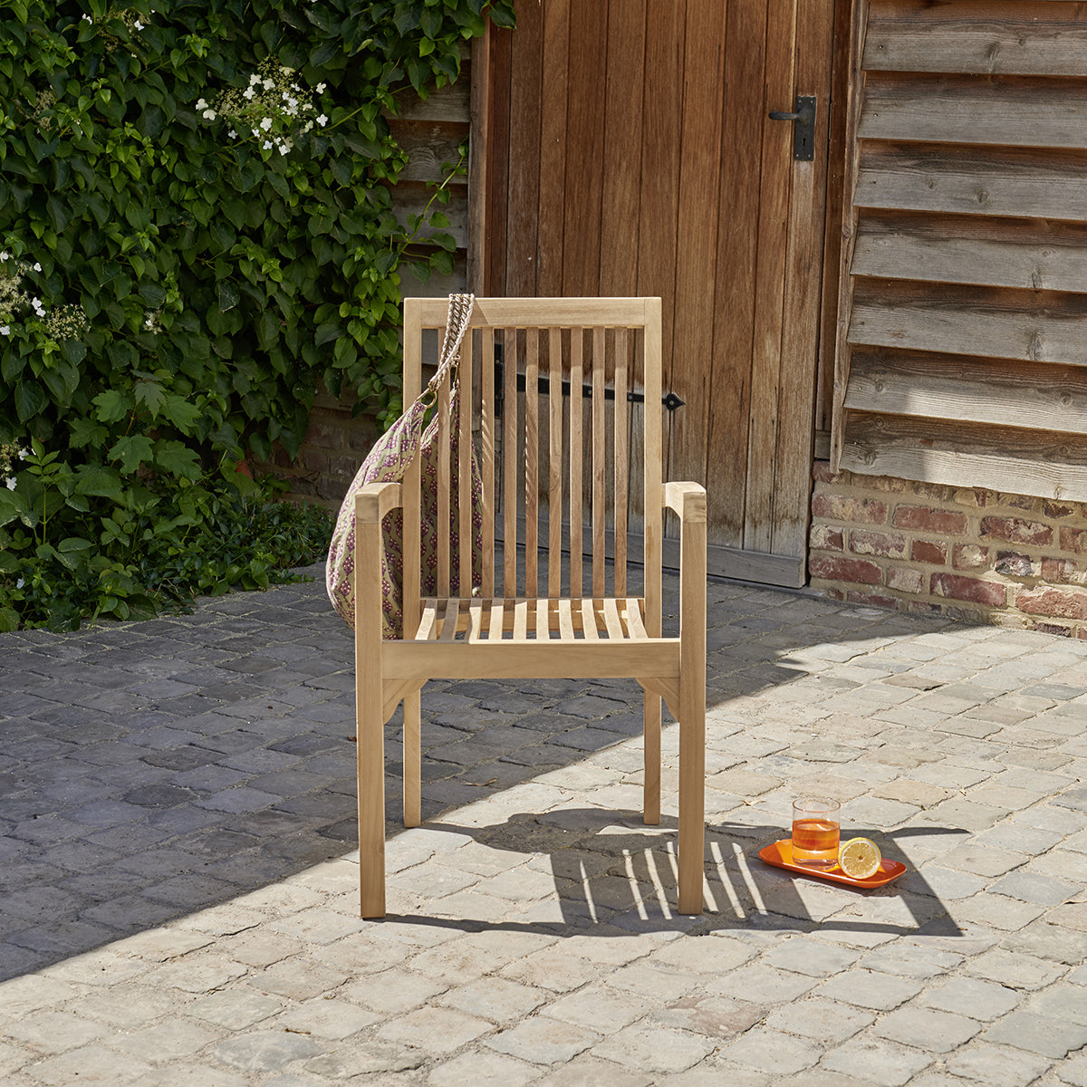 MALTE - Fauteuil de jardin en teck massif