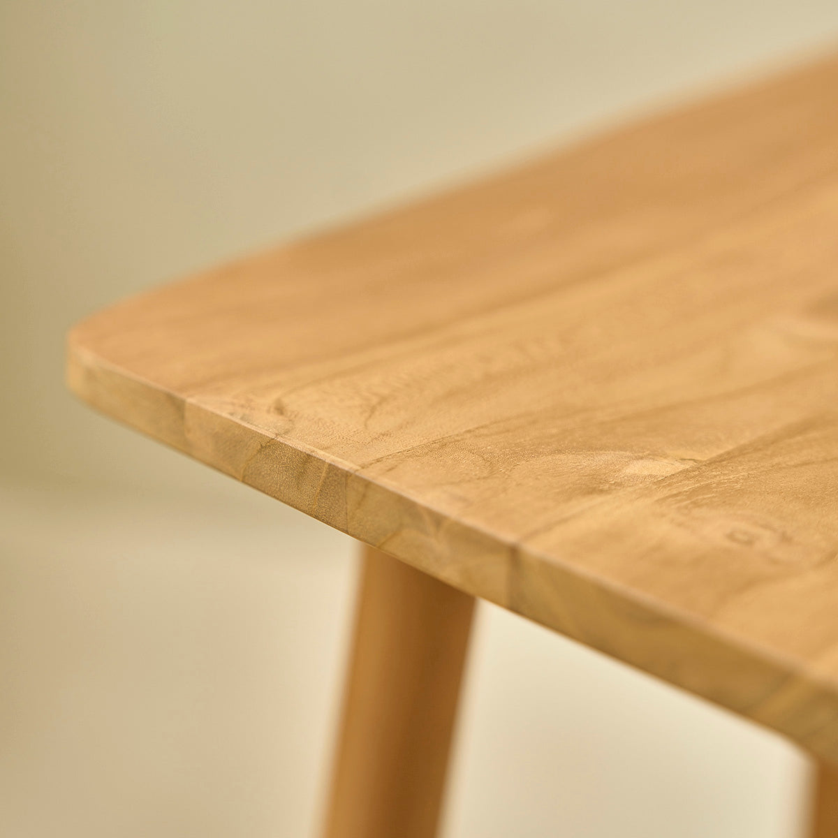 AMBRE - Tabouret de bar en teck massif 75 cm