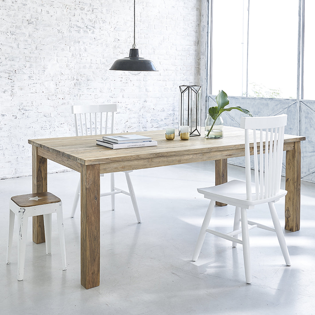 CARGO - Table en teck massif recyclé 8 pers.