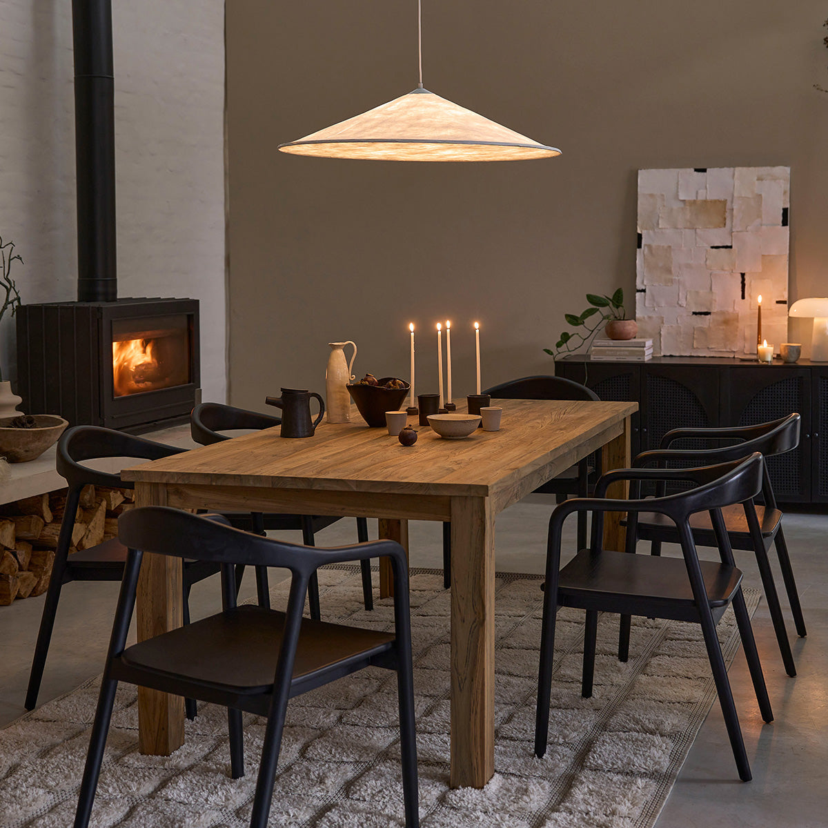 CARGO - Table en teck massif recyclé 8 pers.