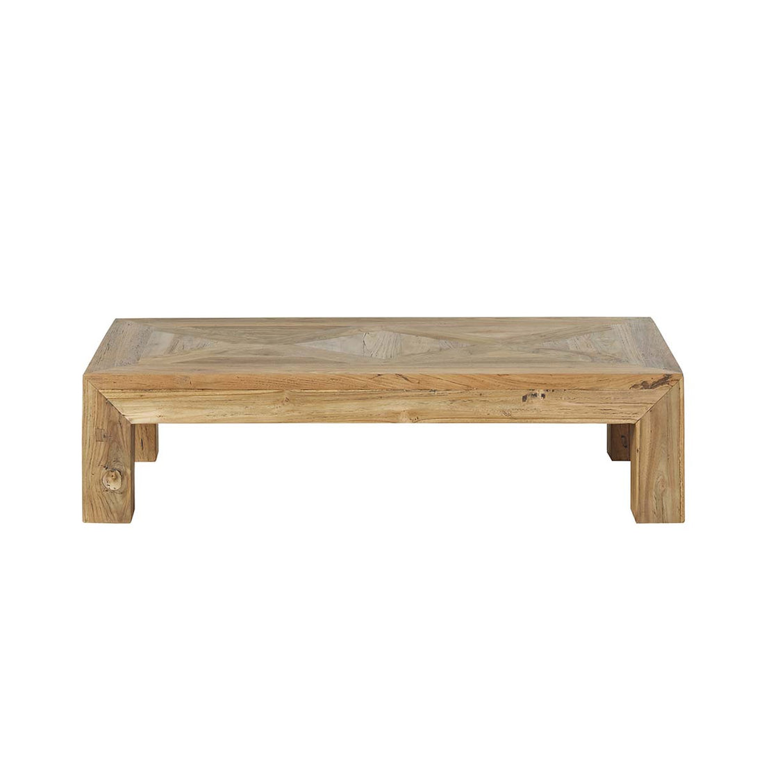 CARGO - Table basse en teck massif recyclé 120 cm