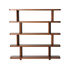 Étagère en mindi marron, H 161 cm