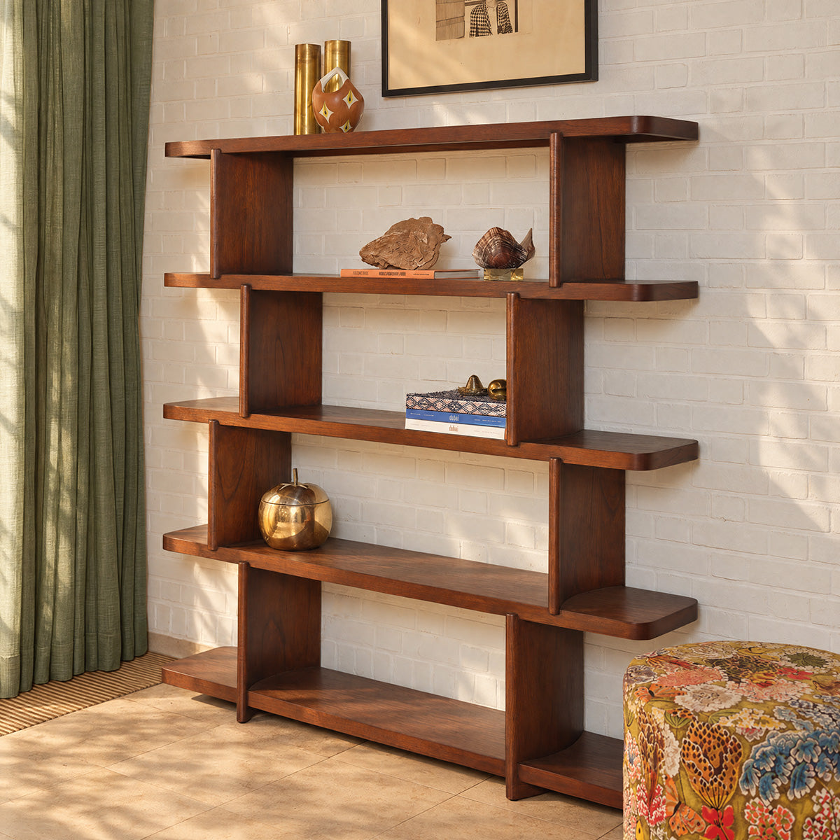 OTTO - Étagère en mindi marron, H 161 cm