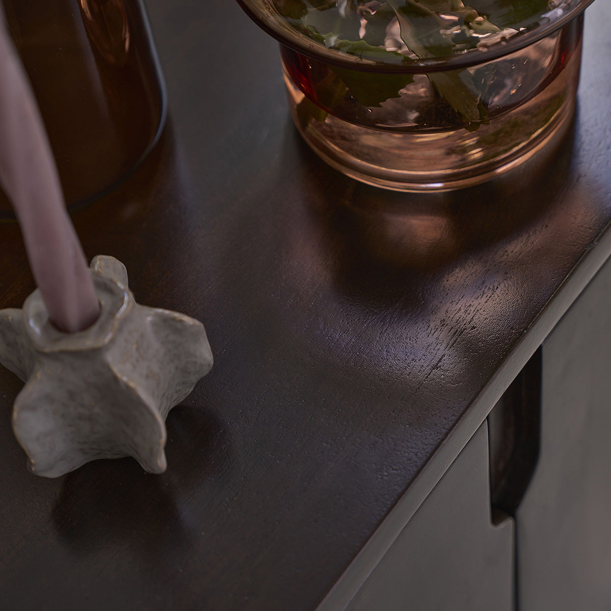 LAZARE - Buffet en manguier massif 120 cm