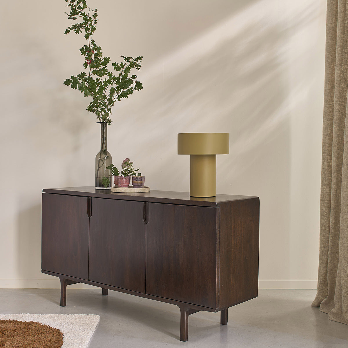 LAZARE - Buffet en manguier massif 150 cm