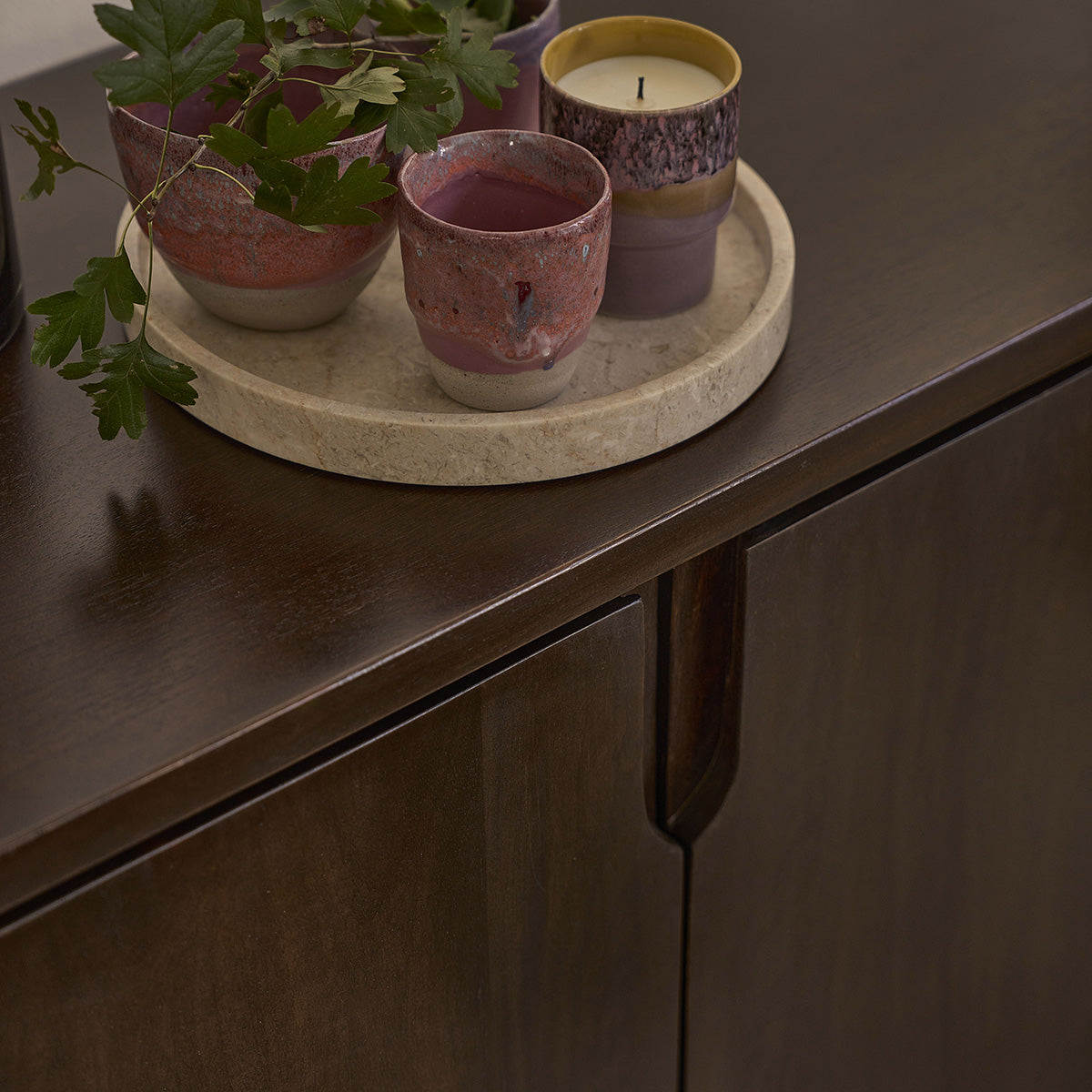 LAZARE - Buffet en manguier massif 150 cm