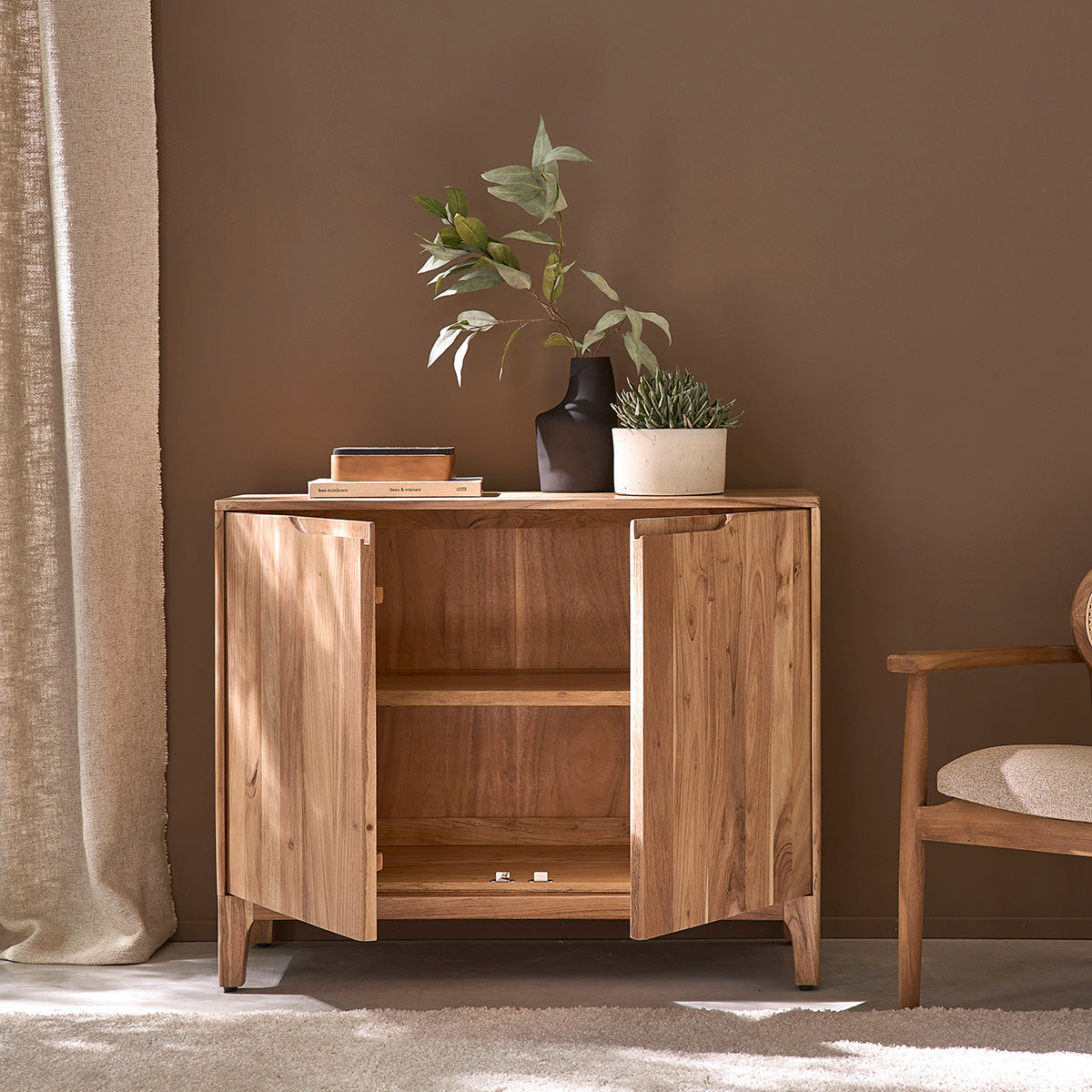 SAMSO - Buffet en acacia massif 100 cm