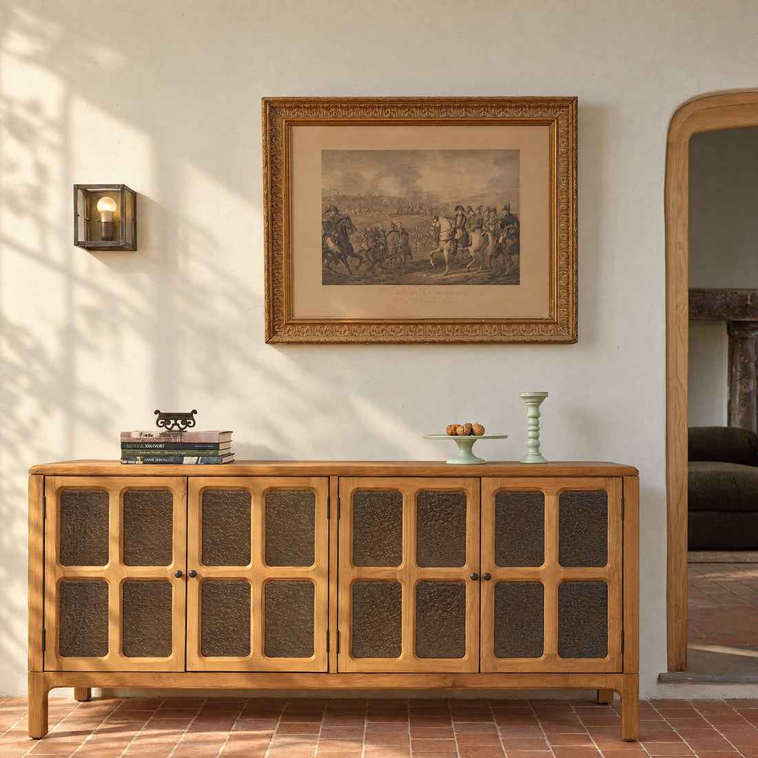 VELDE - Buffet en teck recyclé 180cm