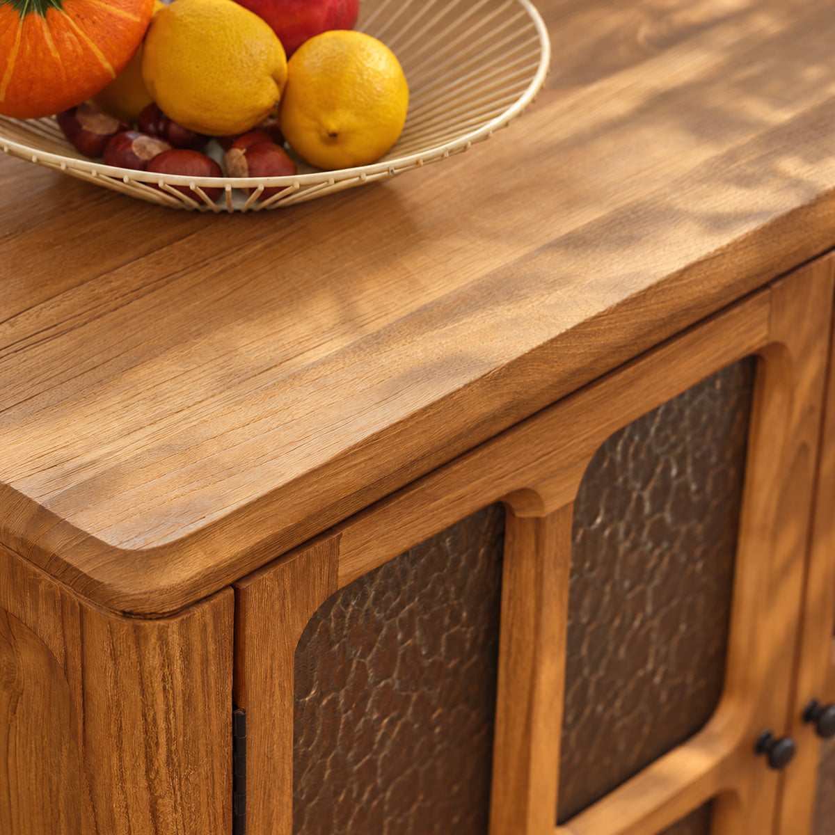 VELDE - Buffet en teck recyclé 90cm