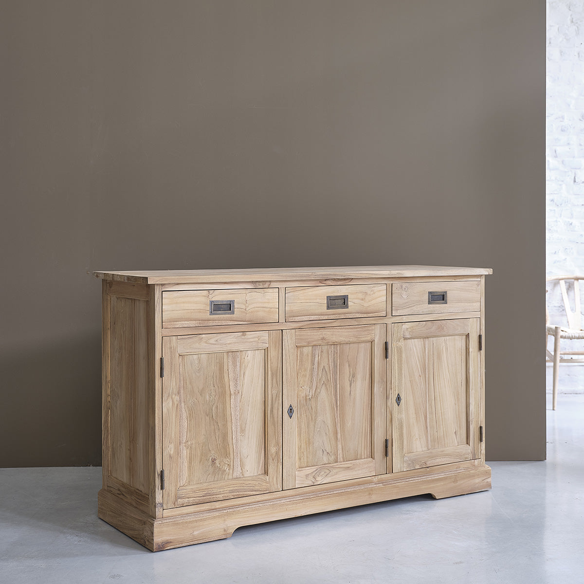 BOSTON - Commode en teck massif 150 cm