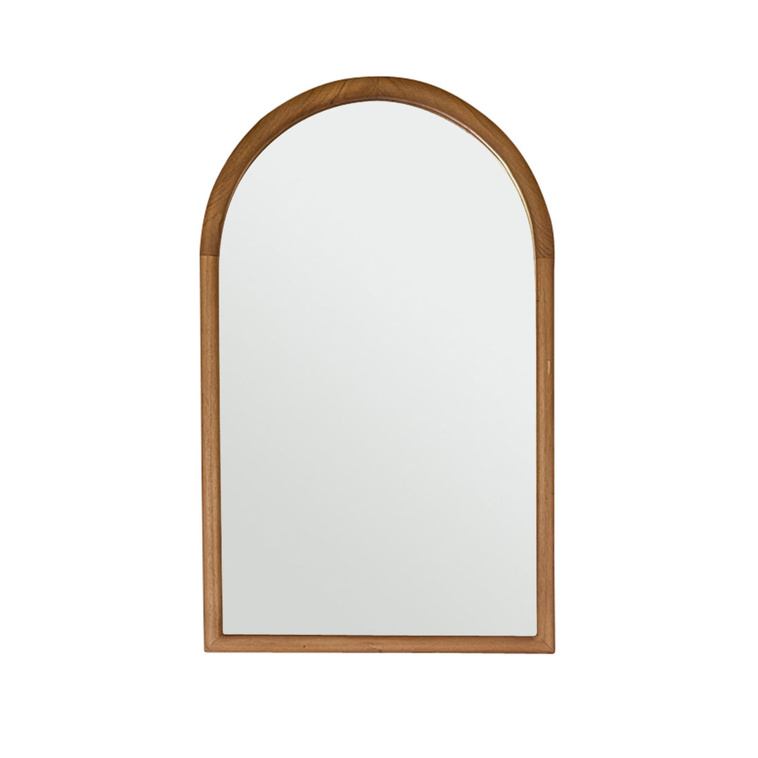 COLINE - Miroir en teck massif 80x50 cm