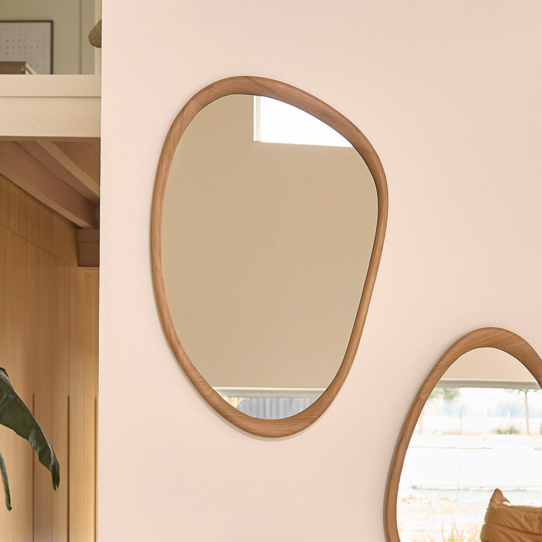 BELIZE - Miroir en teck massif 90x60 cm