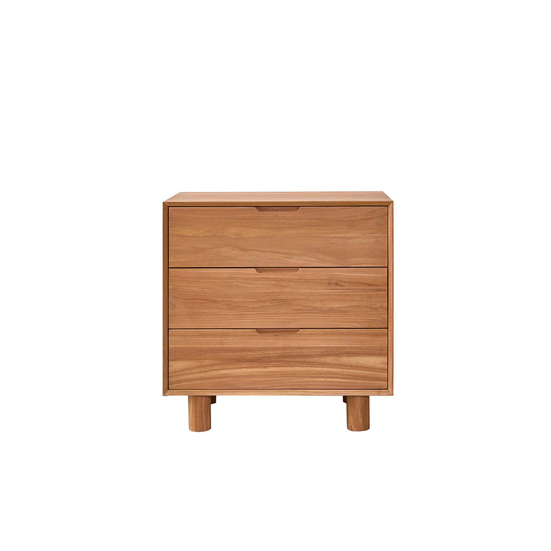 GUSTAVE - Meuble de salle de bain en teck massif 80 cm