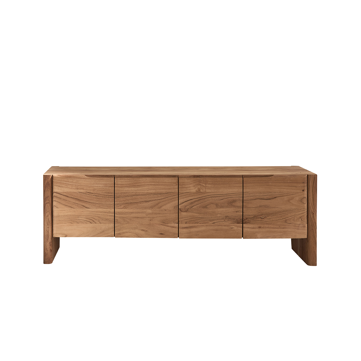 CALI - Meuble TV en acacia massif 150 cm
