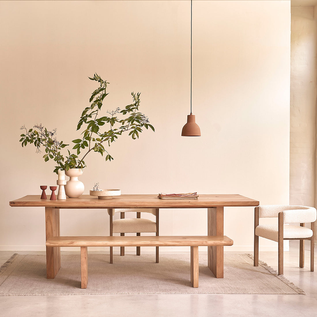 CALI - Table en acacia massif 8 pers.