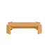 Table basse en mindi naturel 120 cm