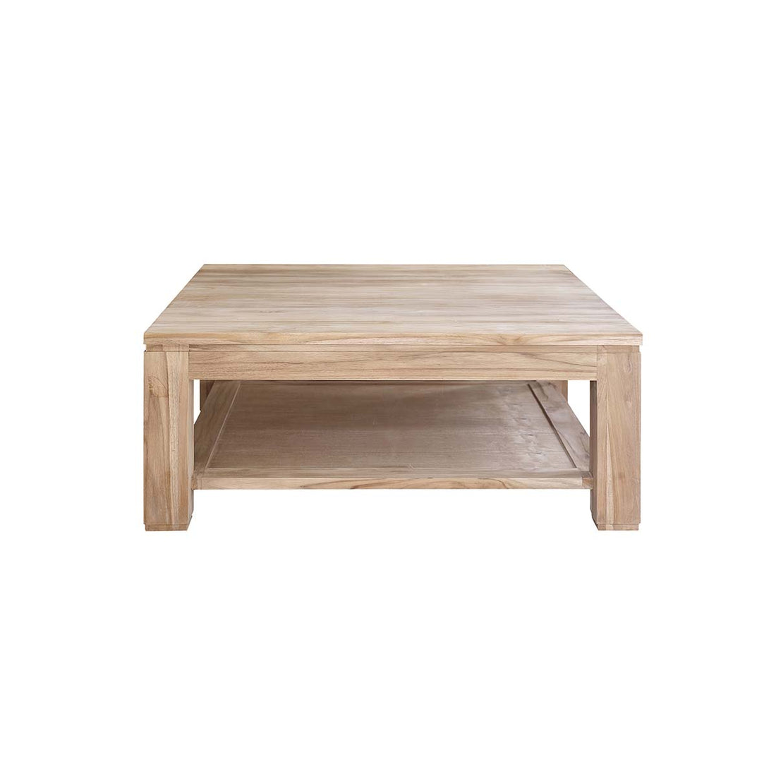 BOSTON - Table basse en teck massif 100 cm