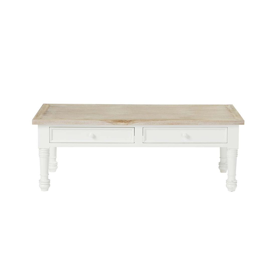 DEMEURE - Table basse en acajou massif 130 cm
